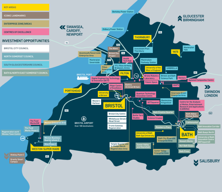 Map of investment hotspots