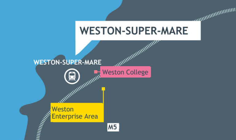 Map of Weston Enterprise Area